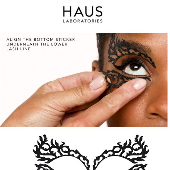 HAUS LABORATORIES By Lady Gaga: ARMOR MASQUE NO. 1 | Face Mask Sticker  NEW! - Picture 9 of 12